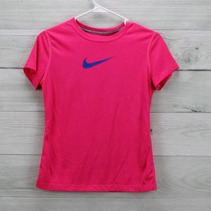 Nike Girl's Dri-Fit Athletic Pink Top - Size L